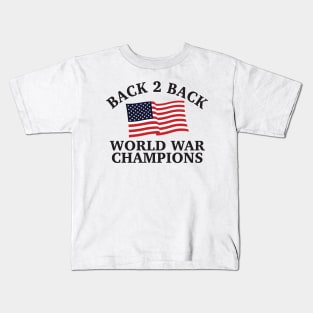 Back To Back Champs - 2 Kids T-Shirt